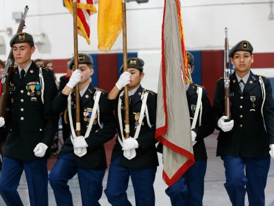 Deming 2017 ROTC honor guard