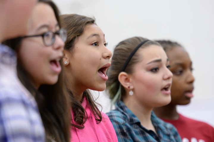 New Oxford Middle School choir