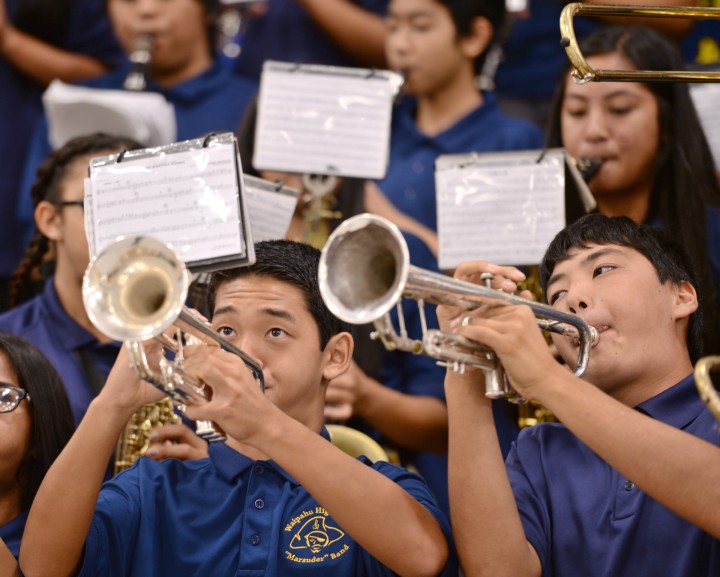 Waipahu High School band