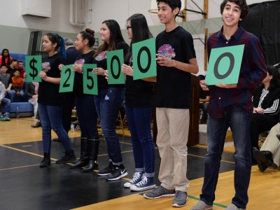 Waldo Middle School students spell 25000