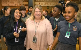 1000w 2019 LA Adams Jennifer Williams students