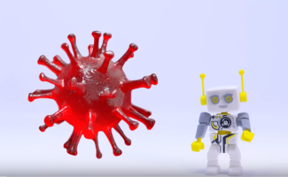 Playmobil coronavirus video screenshot