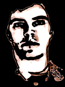 barth portrait in black