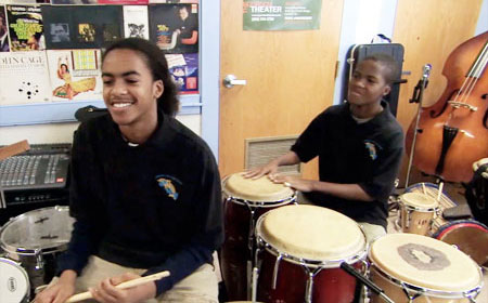 Still, he understands that not everyone is meant for a career in music. He tells his students to use this program to get you from thinking you’re worth nothing to at least being a college student.
