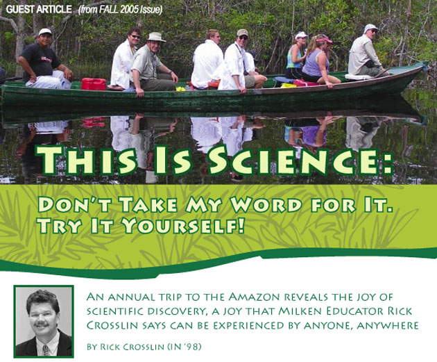 This Is Science: Don't Take My Word for It. Try It Yourself!
