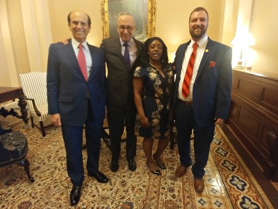 2018 CR Mike Milken Andrew Franz Aja Brown Chuck Schumer