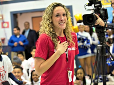 2018 Carteret Nicole Silva walks to front