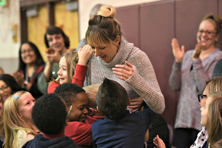 2018 Colorado Sarah Szymanski students excited