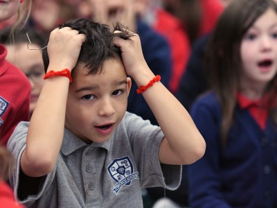 2018 Henderson students in suspense