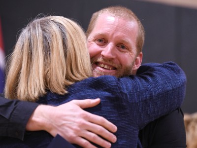 2018 Jackson Chris Bessonette veteran hug