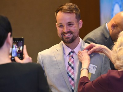 2018 MEA Forum Dale Adamson pinning