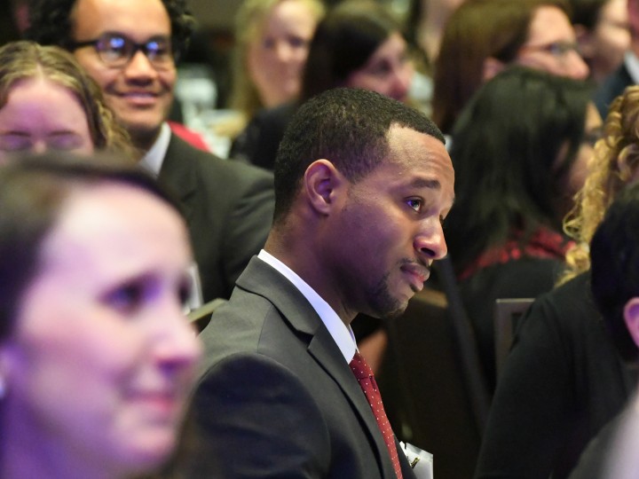 2018 MEA Forum Ryan James listens to presentation