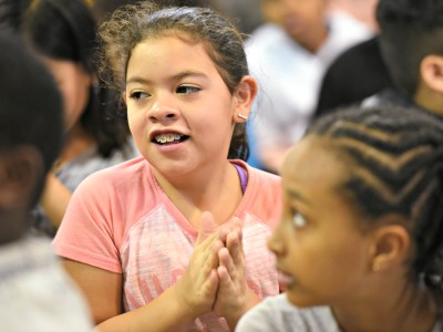 2018 Silver Spring student clapping