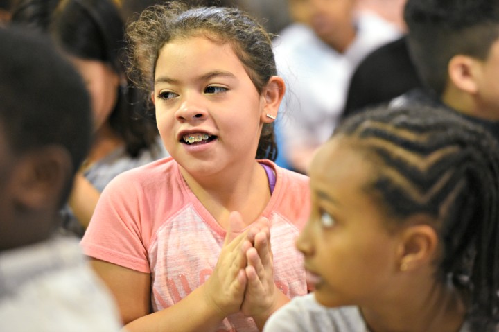 2018 Silver Spring student clapping