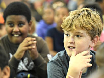 2018 Silver Spring students listening