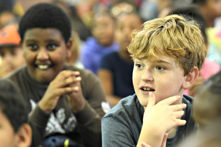 2018 Silver Spring students listening