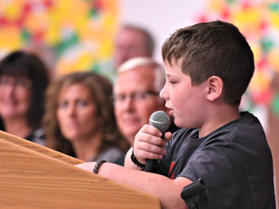 2018 Thornville student speaking