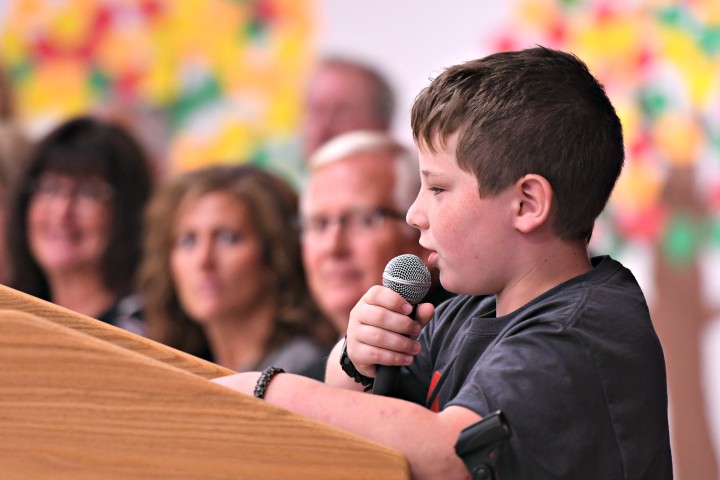 2018 Thornville student speaking