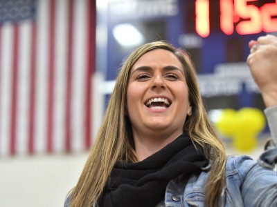 2019 Fresno Katie McQuone fist