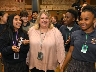2019 LA Adams Jennifer Williams students