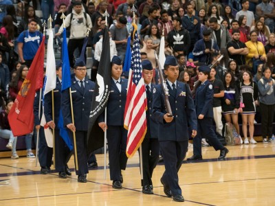 2019 Las Vegas color guard