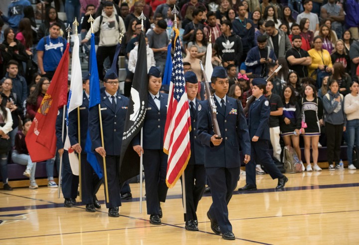 2019 Las Vegas color guard