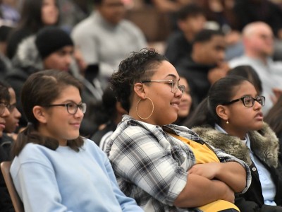 2019 NY students listening