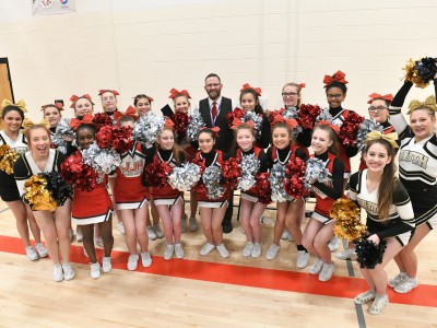 2019 WY Brian Cox cheerleaders after