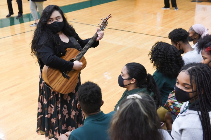 AHS Sarah Mae Lagasca before assembly