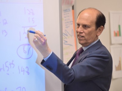 Annapolis 2017 Mike Milken classroom SMART board