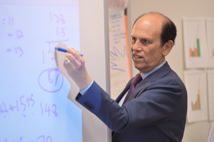 Annapolis 2017 Mike Milken classroom SMART board