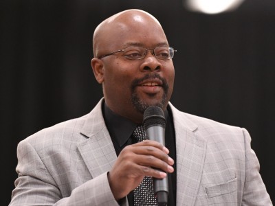 Aurora district superintendent Rico Munn Jennie Schmaltz