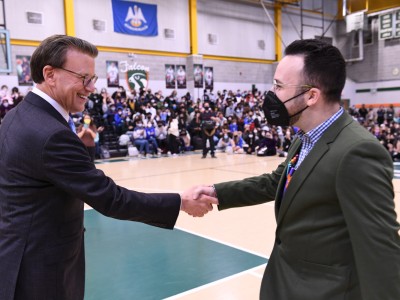 BFHS Jay Weisman Lowell Milken handshake