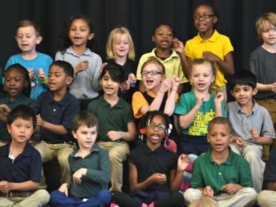 Battle Academy students perform song