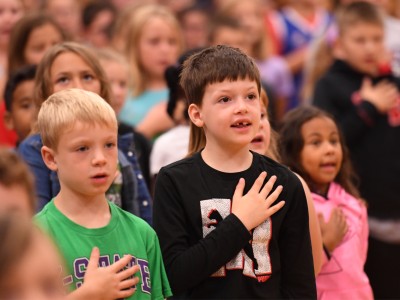 Berryton 2018 pledge of allegiance