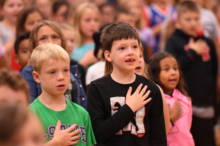 Berryton 2018 pledge of allegiance