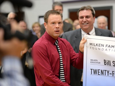 Bill Smithyman reaction stunned Milken Award