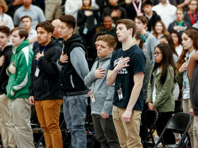 Bluffton 2017 pledge of allegiance