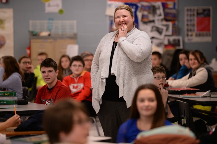 Bode Middle classroom