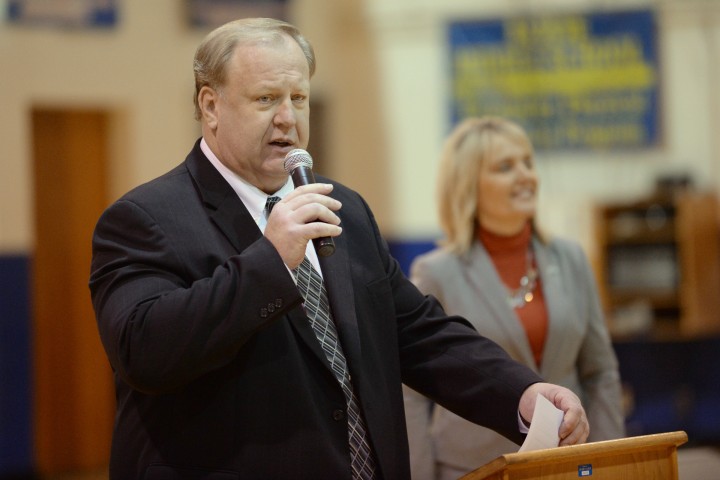 Bode Middle district superintendent Robert Newhart