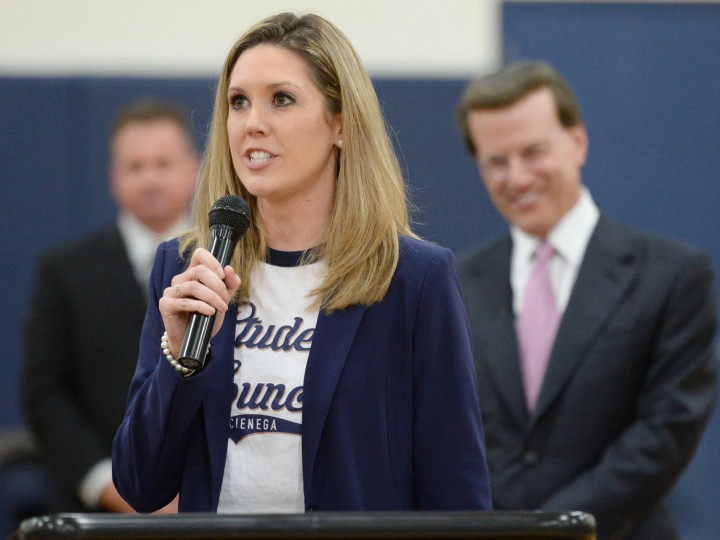 Brittany Matsushino addresses Cienega HS