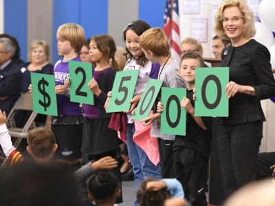 Brougham students spell award amount