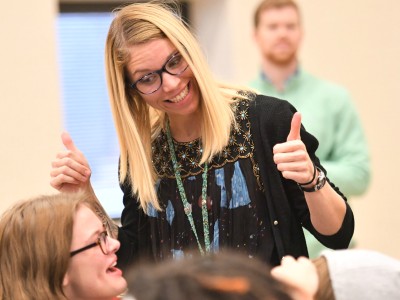 Brownsburg 2017 Kristen Lents thumbs up