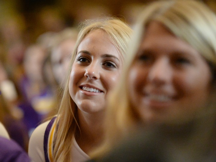 CE Byrd HS students listening