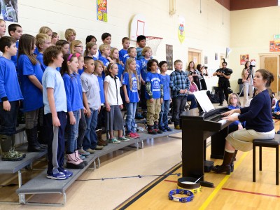 Carrie Harper student choir