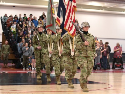 Central color guard