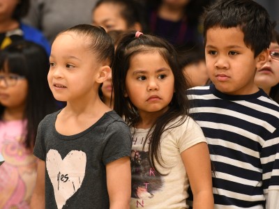 Chester Valley students file in