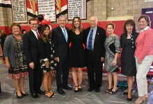 Chino Hills 2017 Alexis King with vets and dignitaries