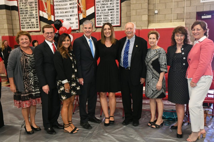 Chino Hills 2017 Alexis King with vets and dignitaries