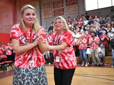 Coventry 2017 Lauren Hopkins with sister